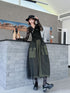 Black Mesh Layered Skirt